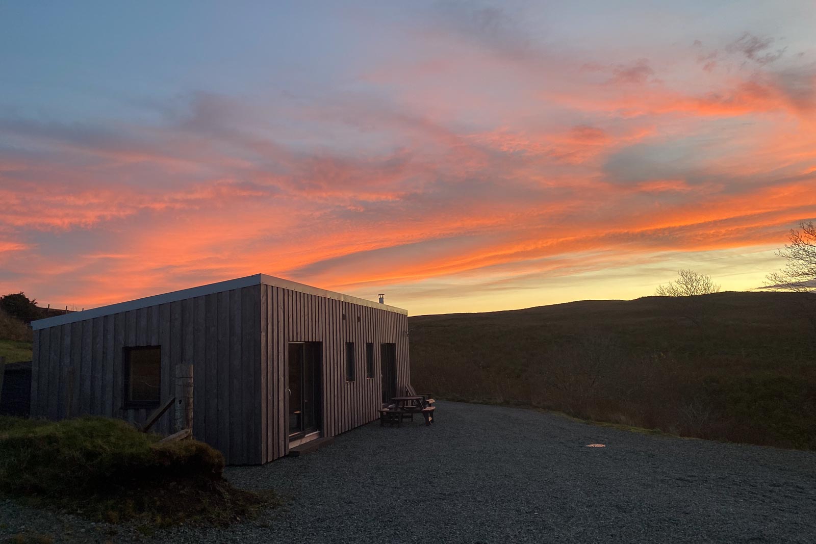 The Cabin at Sunrise